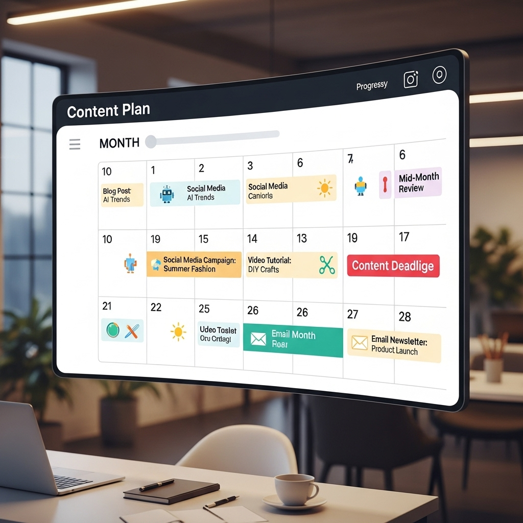 Контент-план на месяц